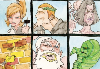 Illustration for article titled Wednesday's comics = Greek god sex, a Batwoman, and a manga-style Logan's Run